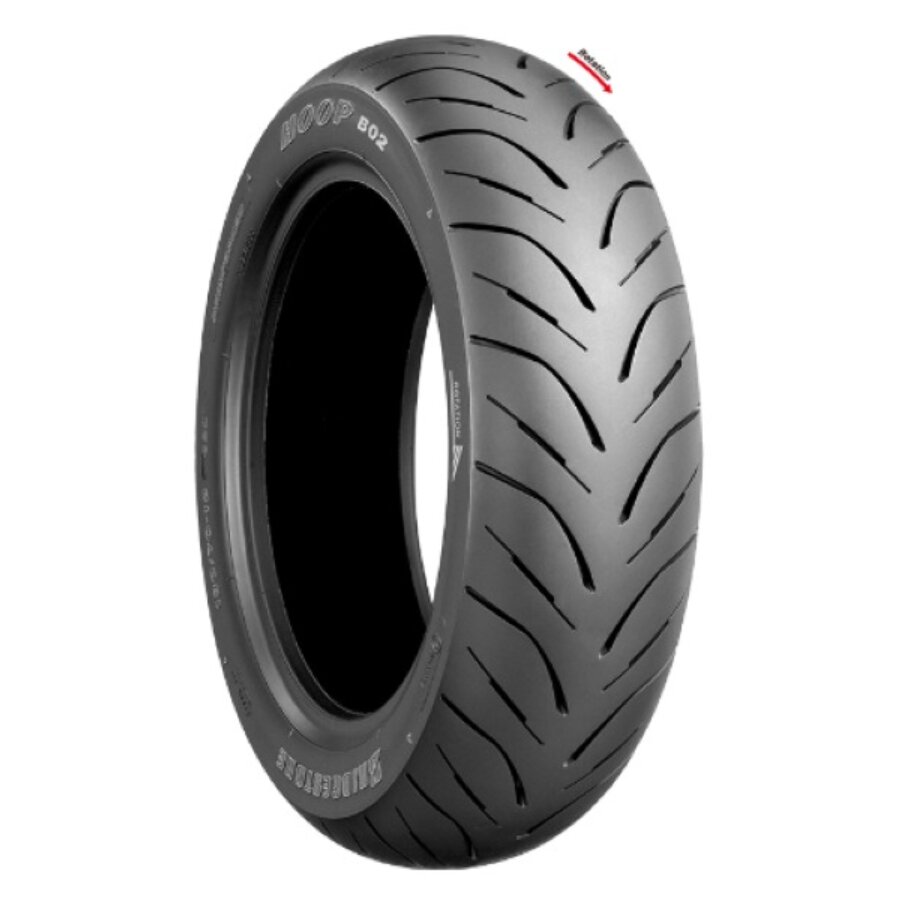 Pneu Scooter BRIDGESTONE HOOP B02 130 60 13 53 L TL Avant Arrière Non