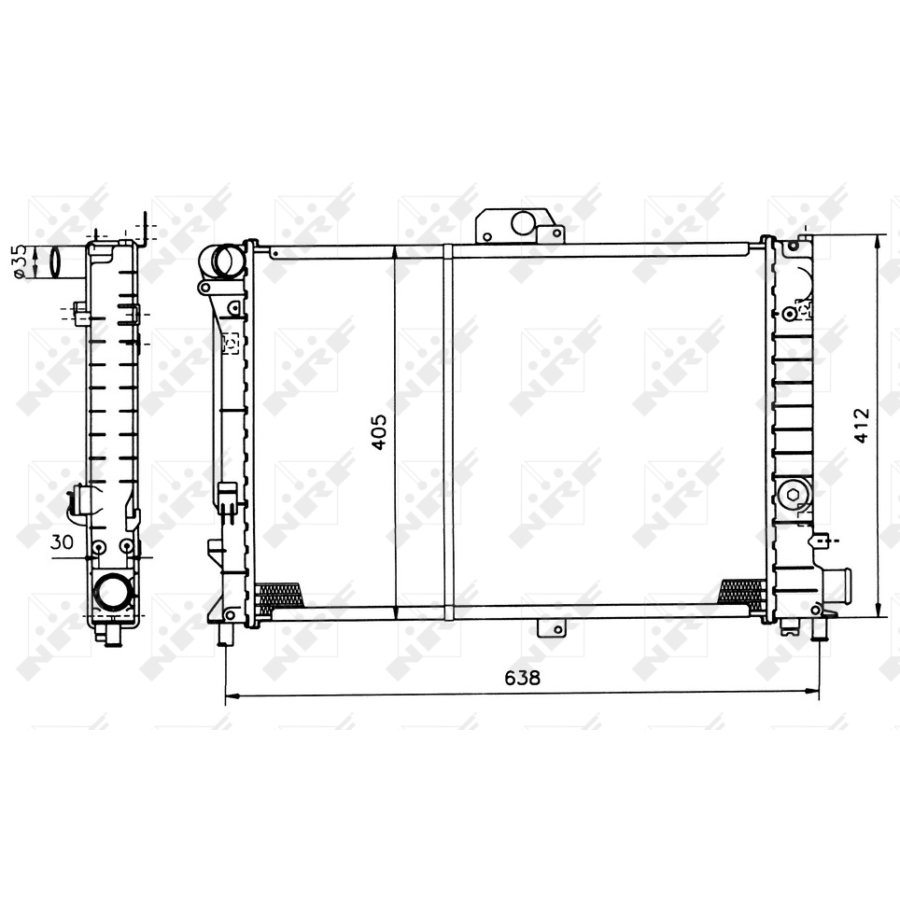 Radiateur Nrf Norauto