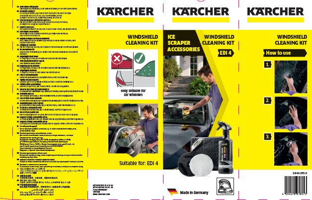 Dégivreur de vitrage Kärcher EDI4 pour camping-car - Équipements