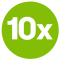 10x