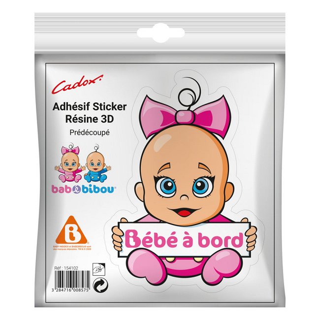 Stickers En 3d Cadox Bebe A Bord Norauto Fr