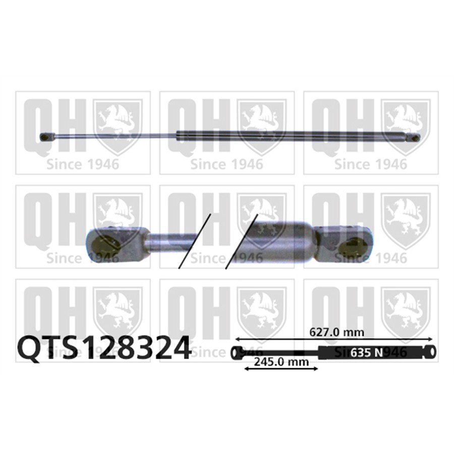 Vérin De Coffre Quinton Hazell Qts128324