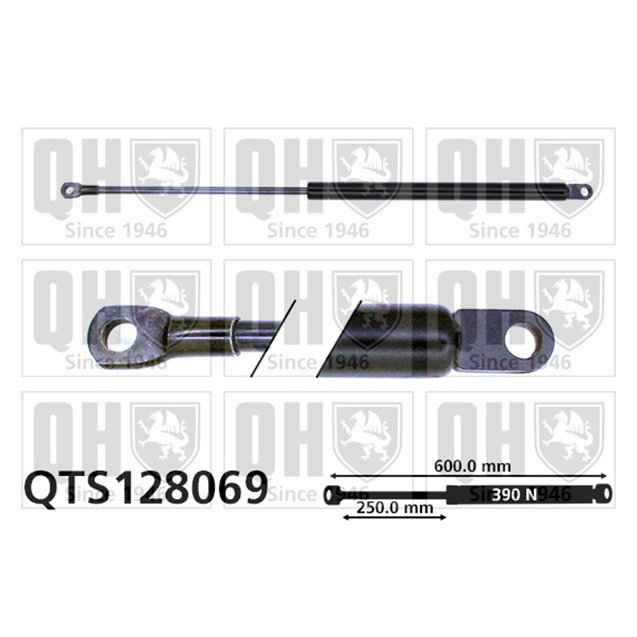 Vérin De Coffre Quinton Hazell Qts128069