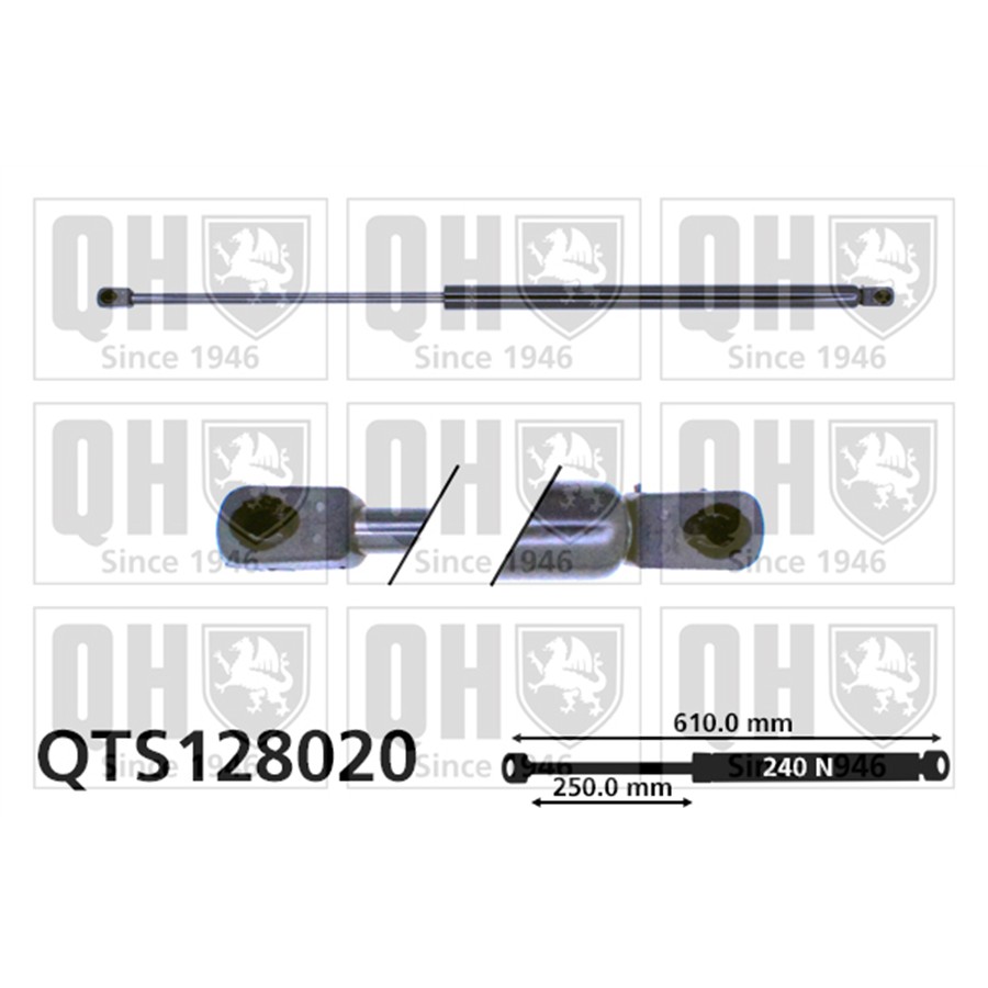 Vérin De Coffre Quinton Hazell Qts128020