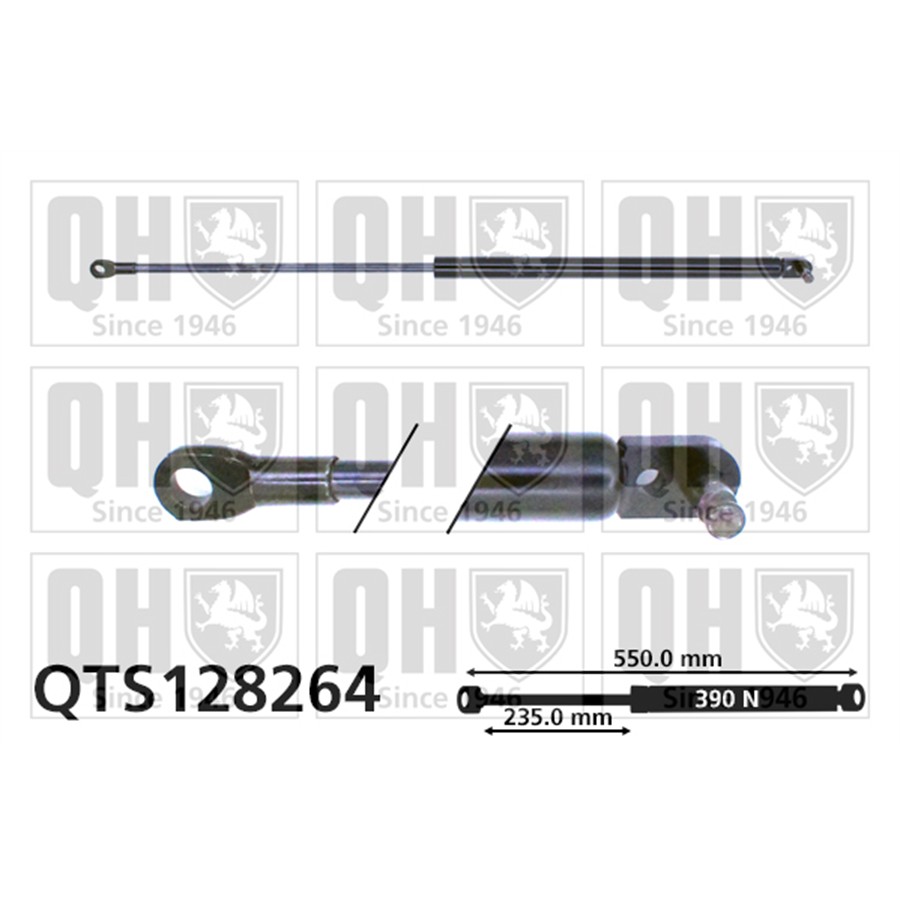 Vérin De Coffre Quinton Hazell Qts128264