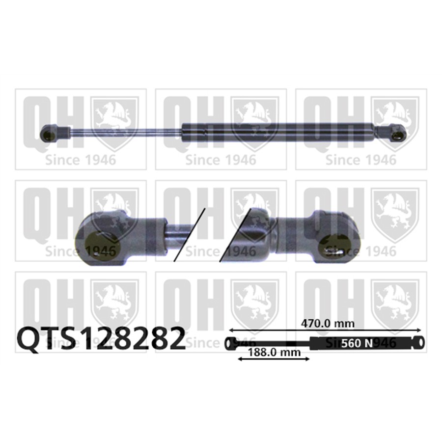Vérin De Coffre Quinton Hazell Qts128282