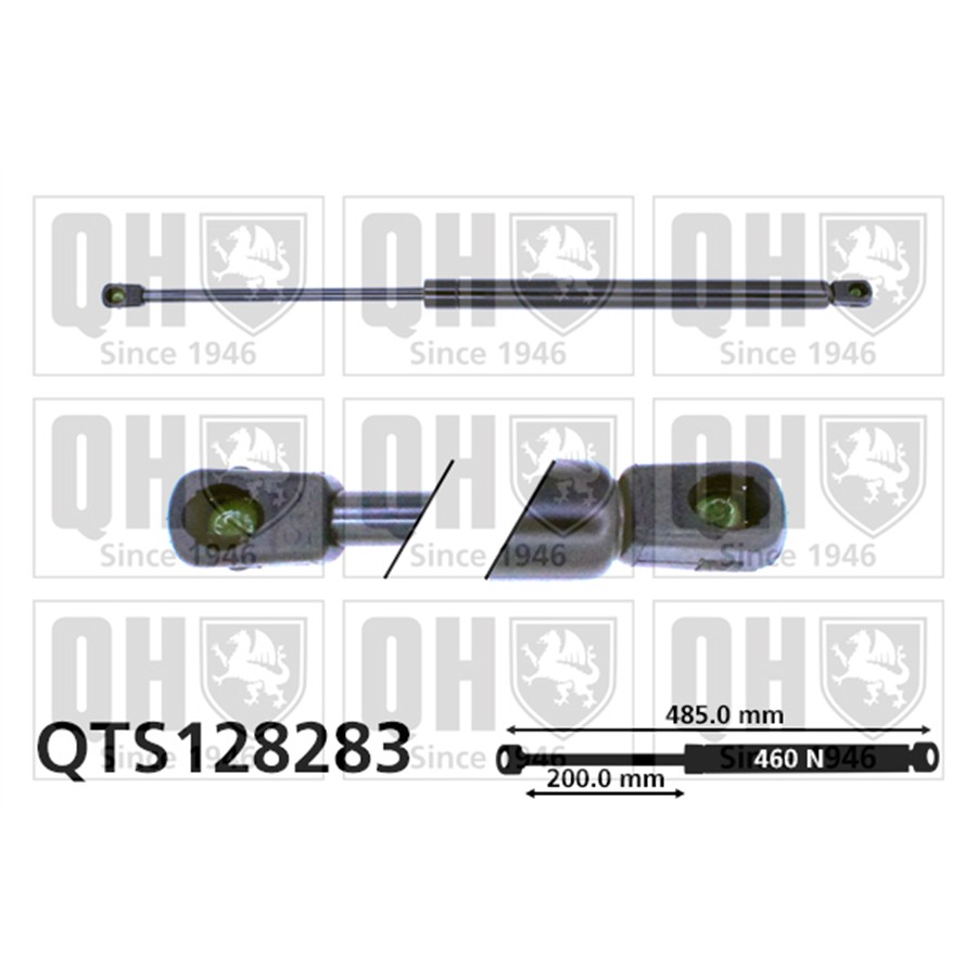 Vérin De Coffre Quinton Hazell Qts128283