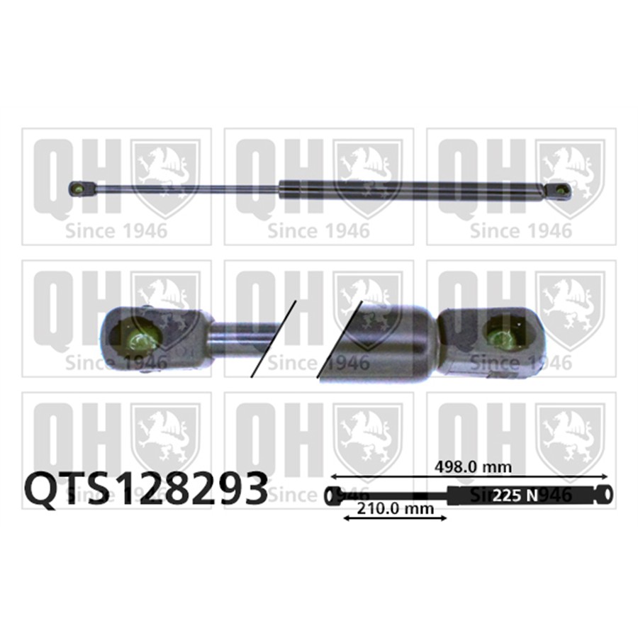 Vérin De Coffre Quinton Hazell Qts128293