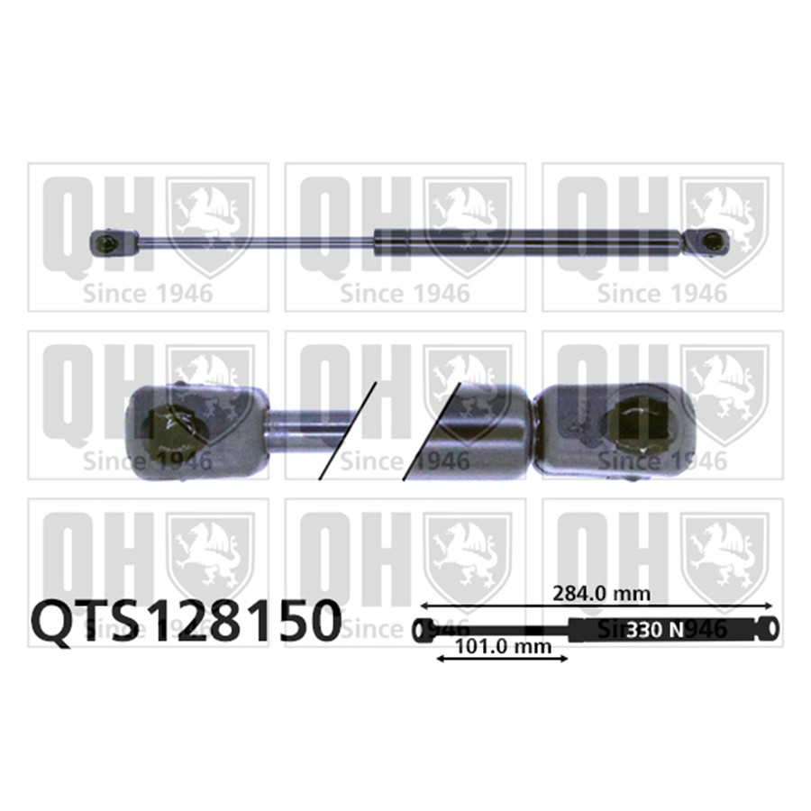 Vérin De Coffre Quinton Hazell Qts128150