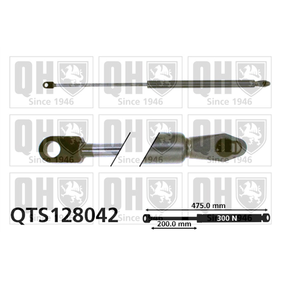 Vérin De Coffre Quinton Hazell Qts128042