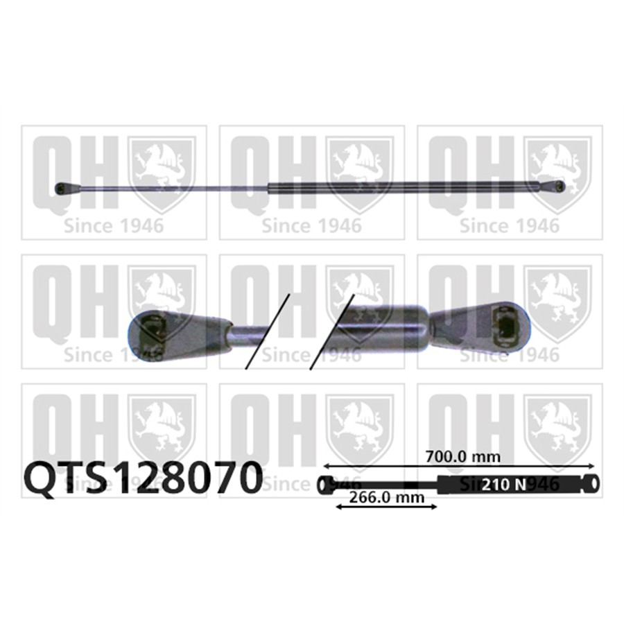 Vérin De Coffre Quinton Hazell Qts128070