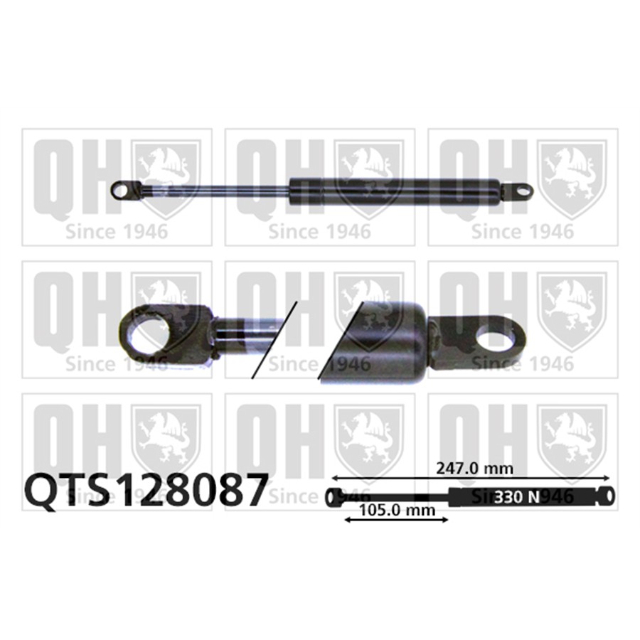 Vérin De Coffre Quinton Hazell Qts128087