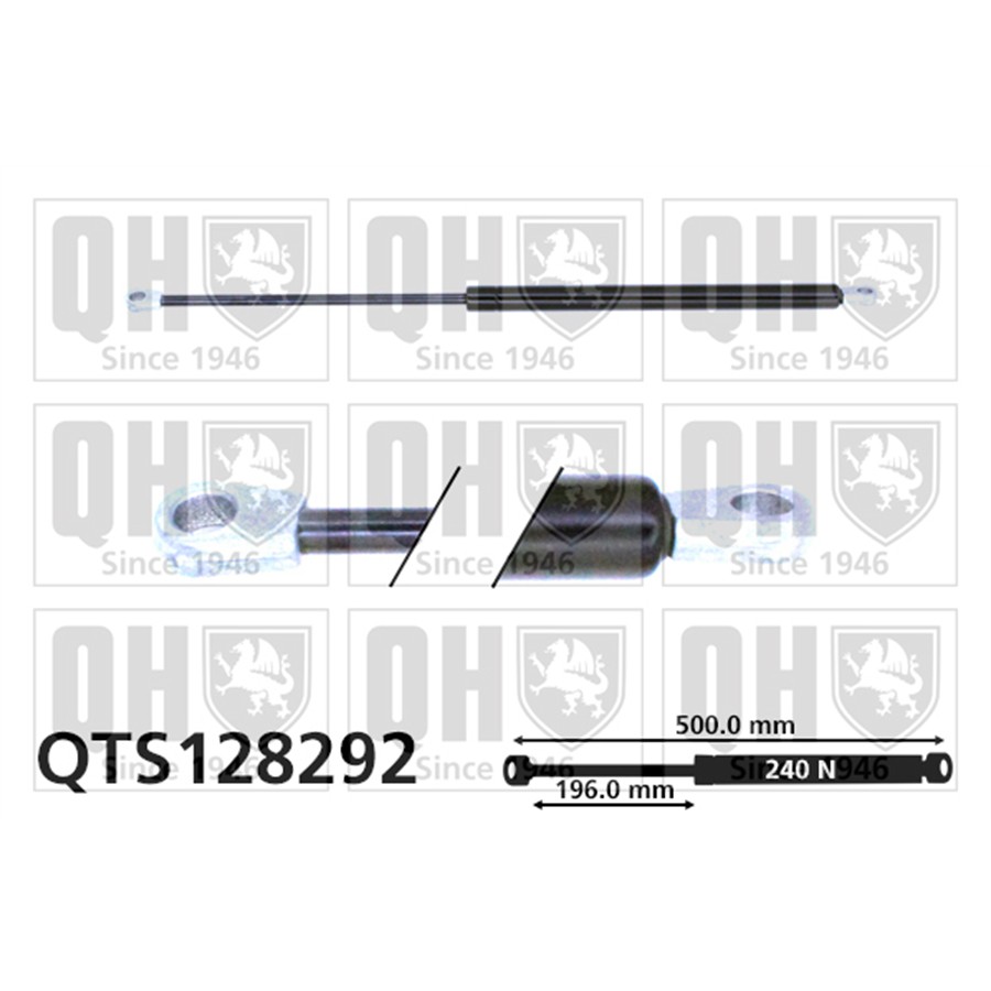 Vérin De Coffre Quinton Hazell Qts128292