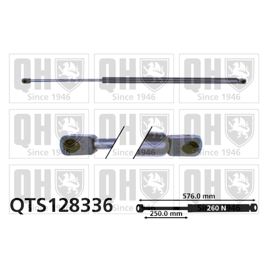 Vérin De Coffre Quinton Hazell Qts128336
