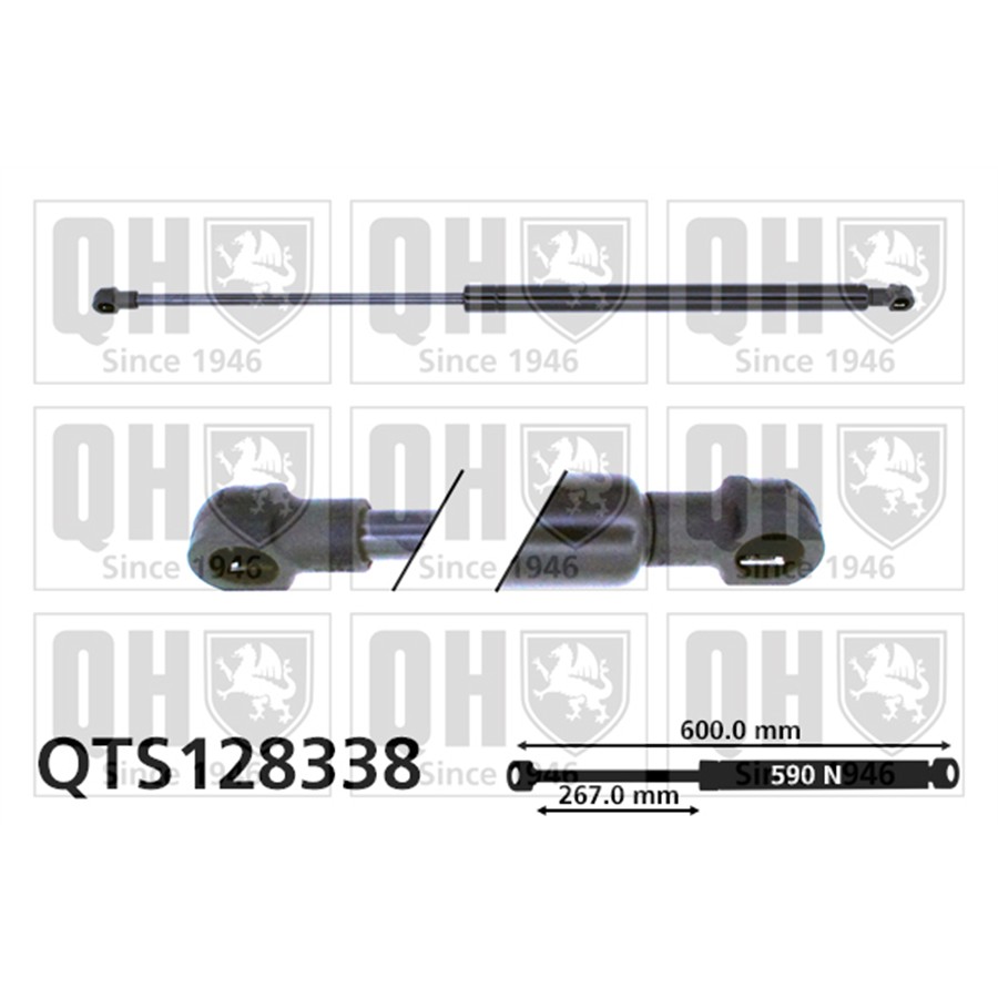 Vérin De Coffre Quinton Hazell Qts128338