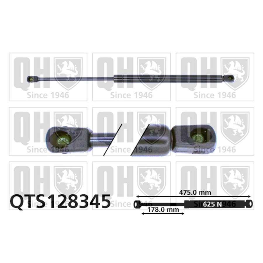 Vérin De Coffre Quinton Hazell Qts128345