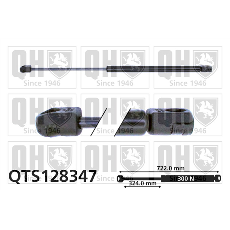 Vérin De Capot Quinton Hazell Qts128347