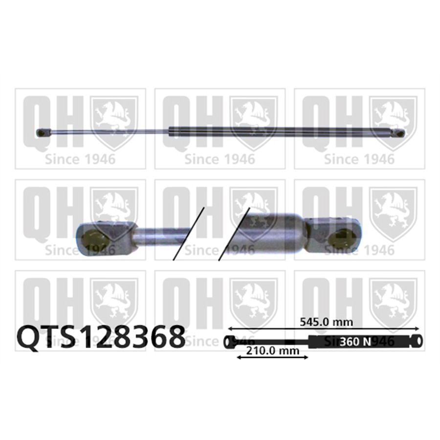 Vérin De Coffre Quinton Hazell Qts128368