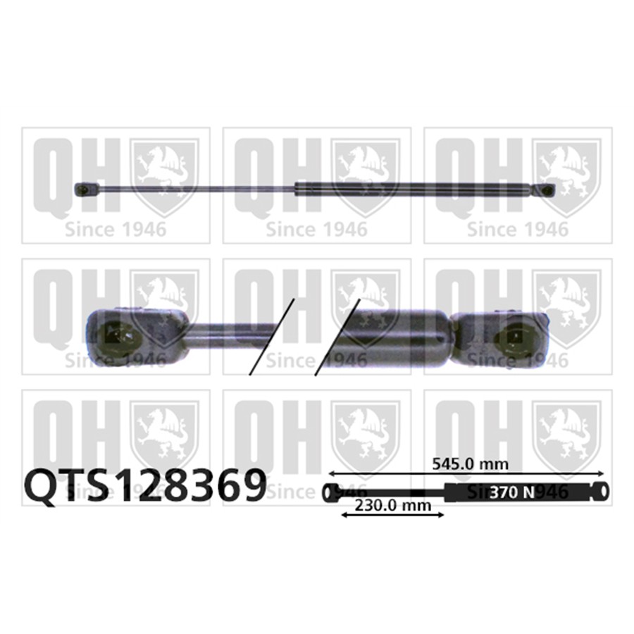 Vérin De Coffre Quinton Hazell Qts128369