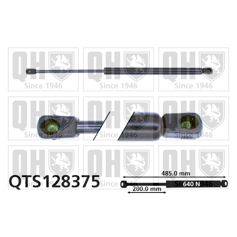 Vérin De Coffre Quinton Hazell Qts128375