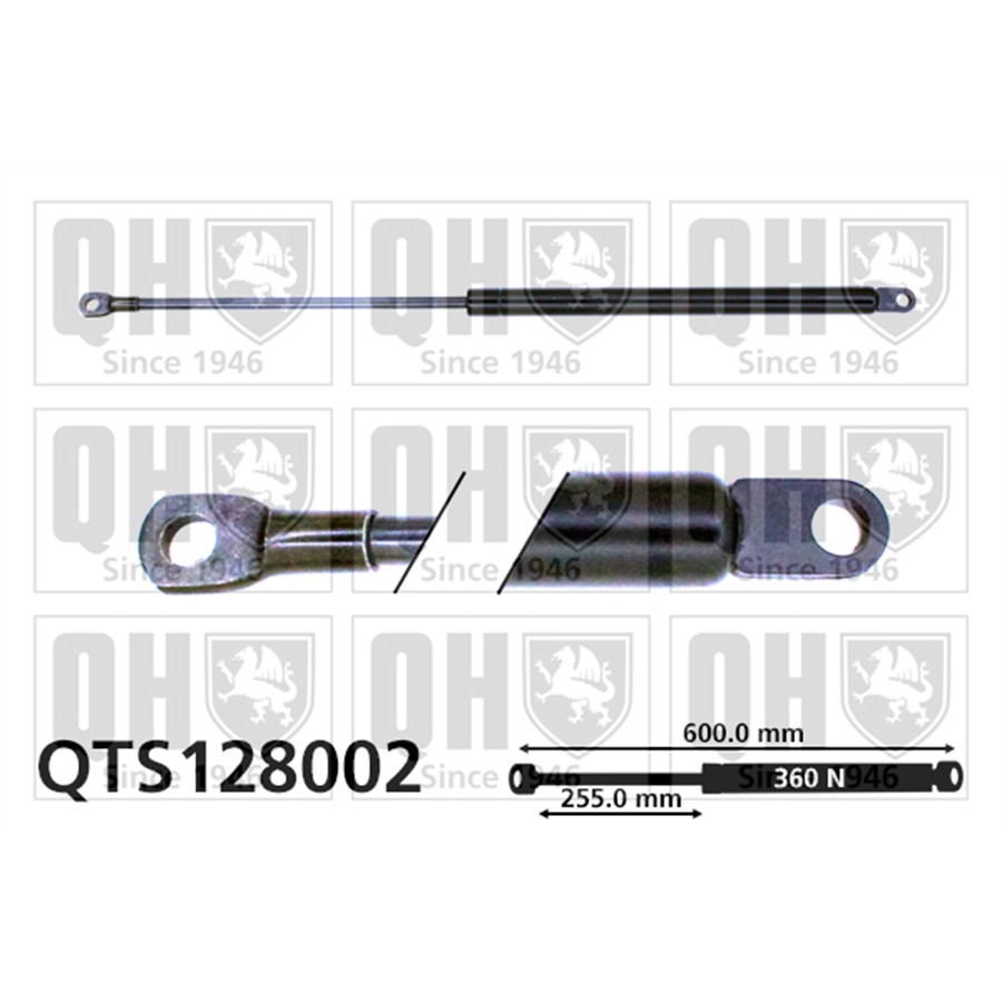 Vérin De Coffre Quinton Hazell Qts128002