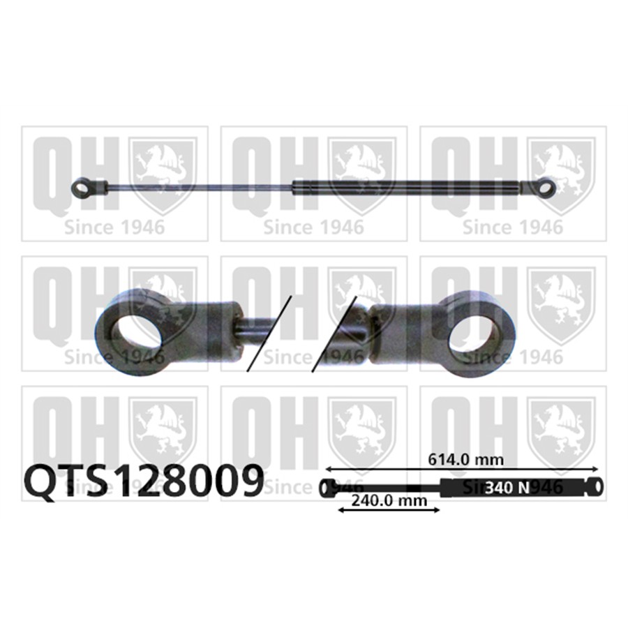Vérin De Coffre Quinton Hazell Qts128009