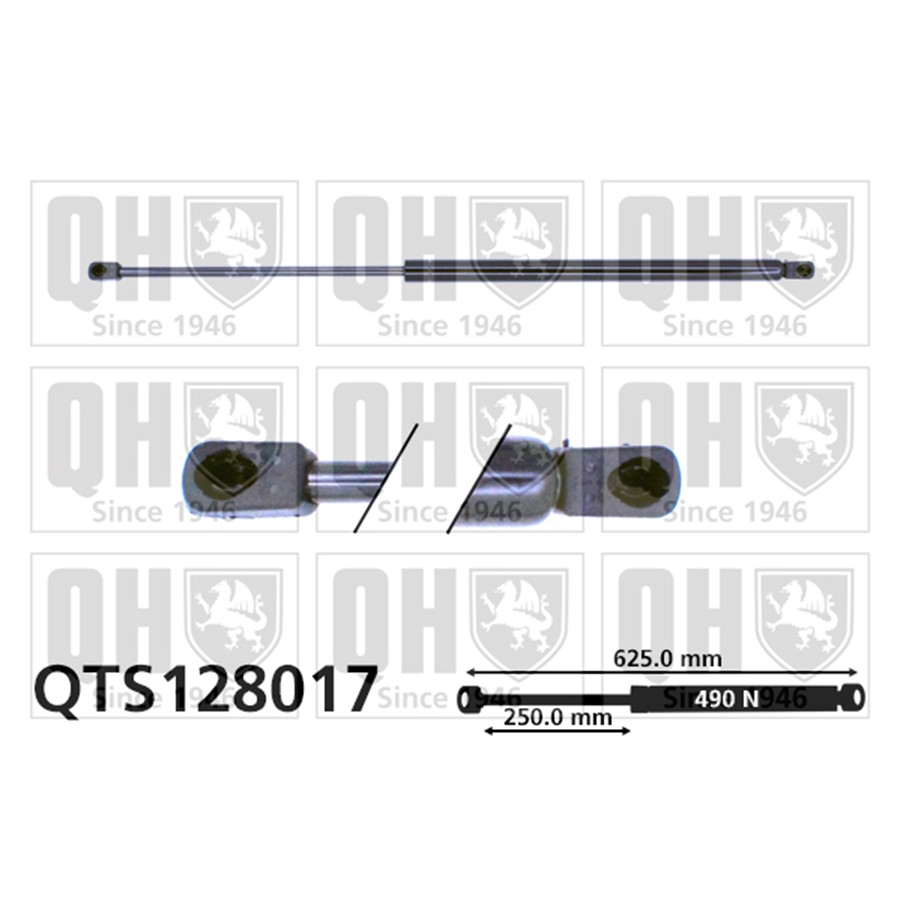 Vérin De Coffre Quinton Hazell Qts128017