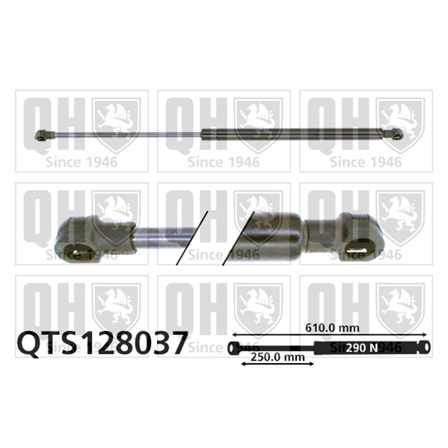 Vérin De Coffre Quinton Hazell Qts128037