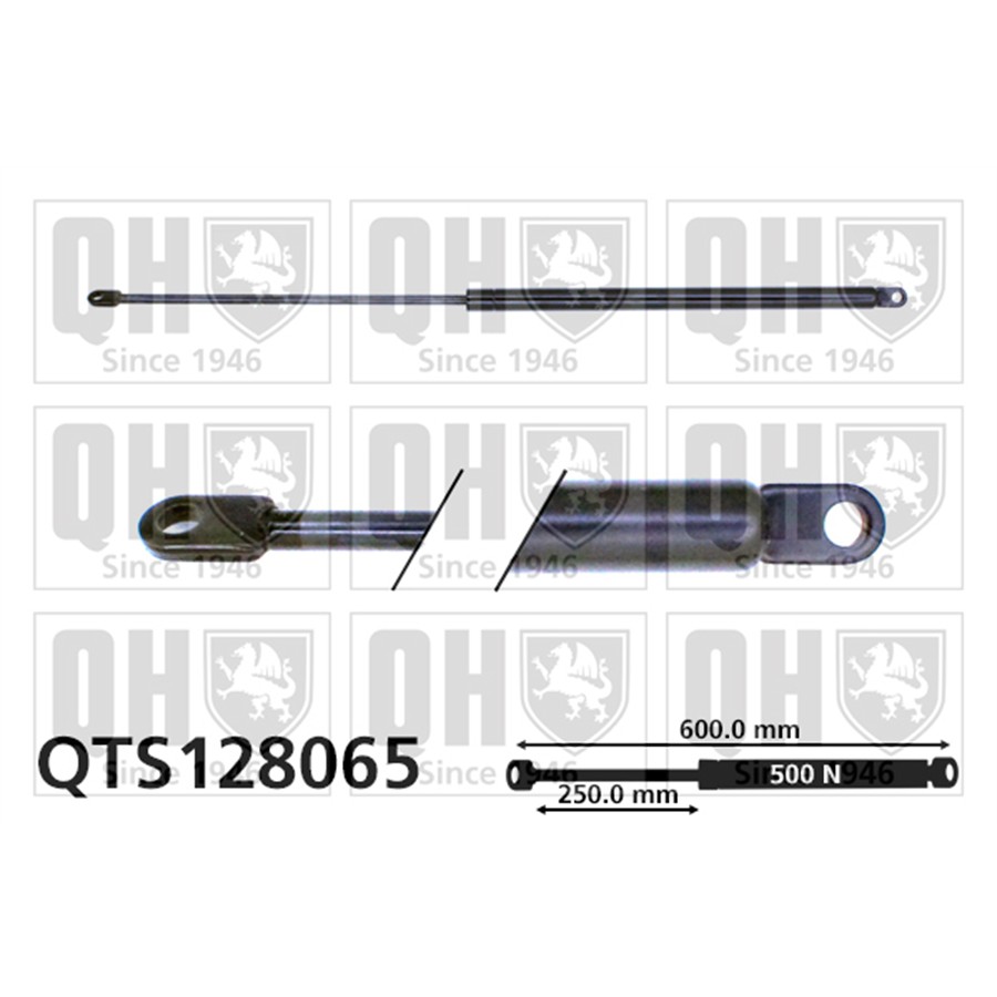 Vérin De Coffre Quinton Hazell Qts128065