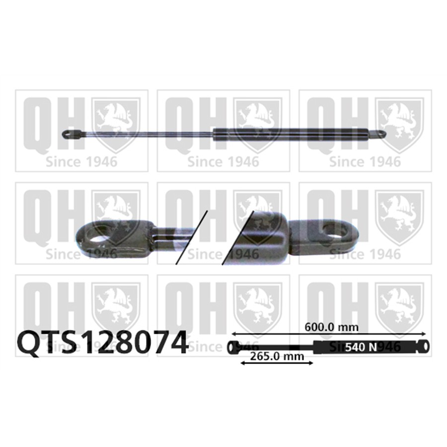 Vérin De Coffre Quinton Hazell Qts128074