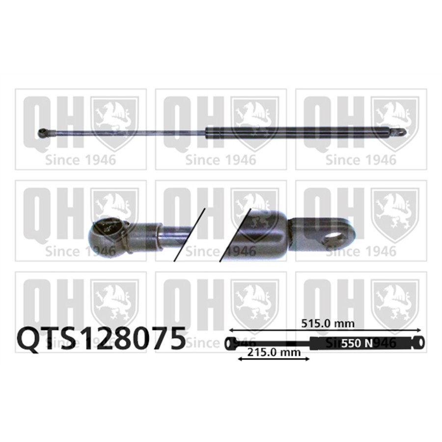 Vérin De Coffre Quinton Hazell Qts128075