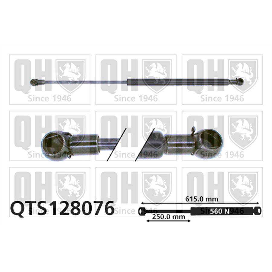 Vérin De Coffre Quinton Hazell Qts128076