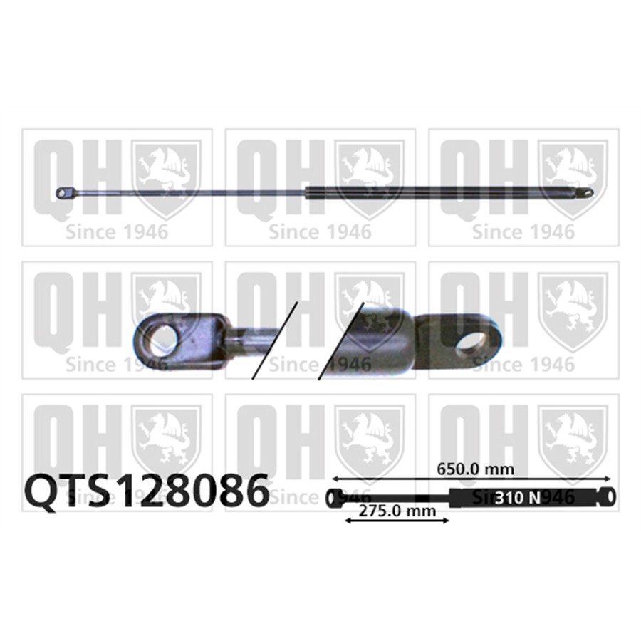 Vérin De Coffre Quinton Hazell Qts128086
