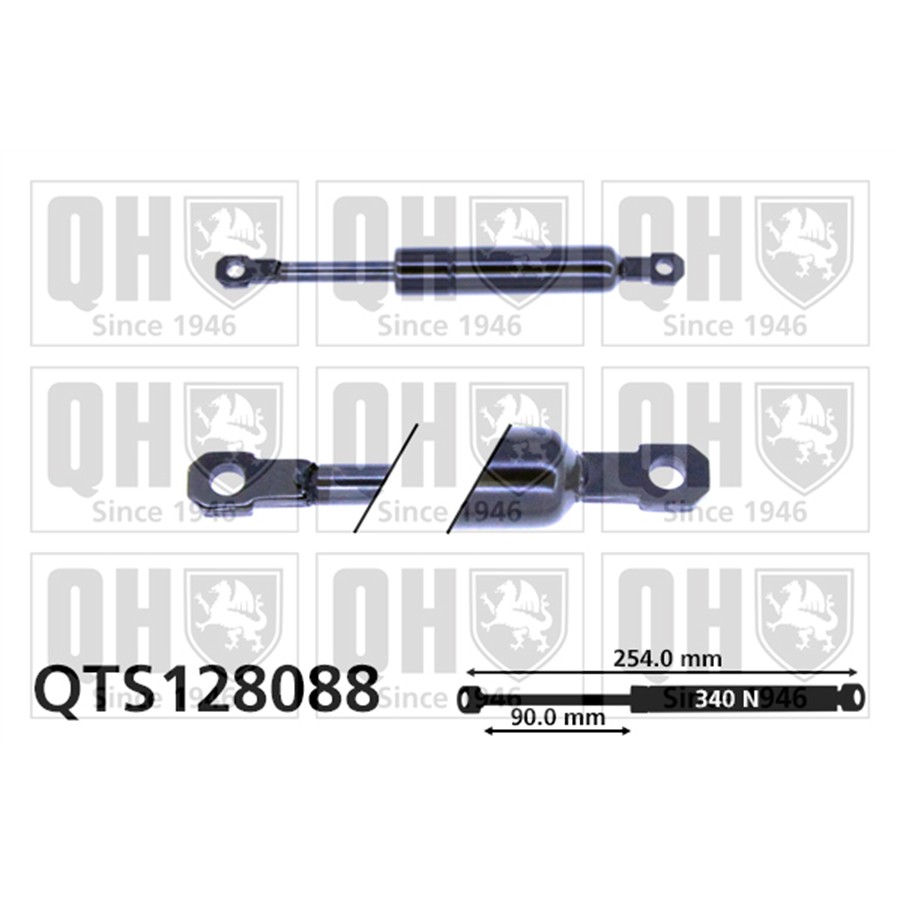 Vérin De Coffre Quinton Hazell Qts128088