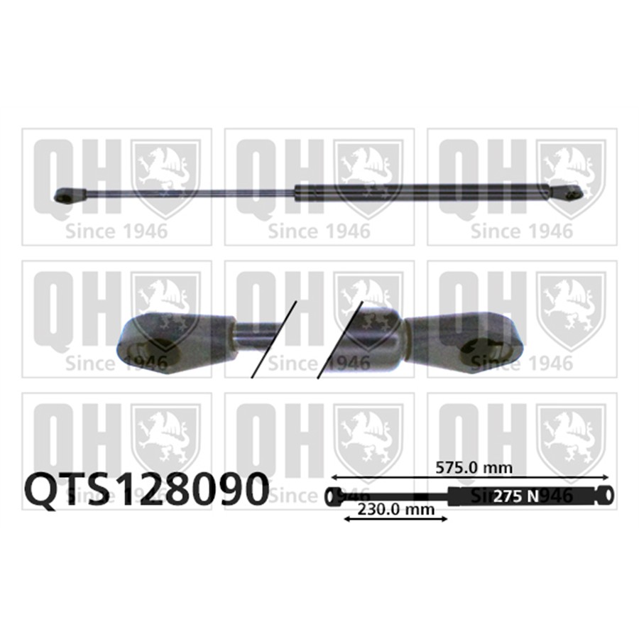 Vérin De Coffre Quinton Hazell Qts128090