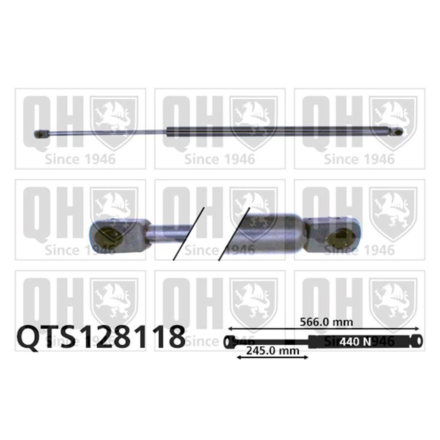 Vérin De Coffre Quinton Hazell Qts128118