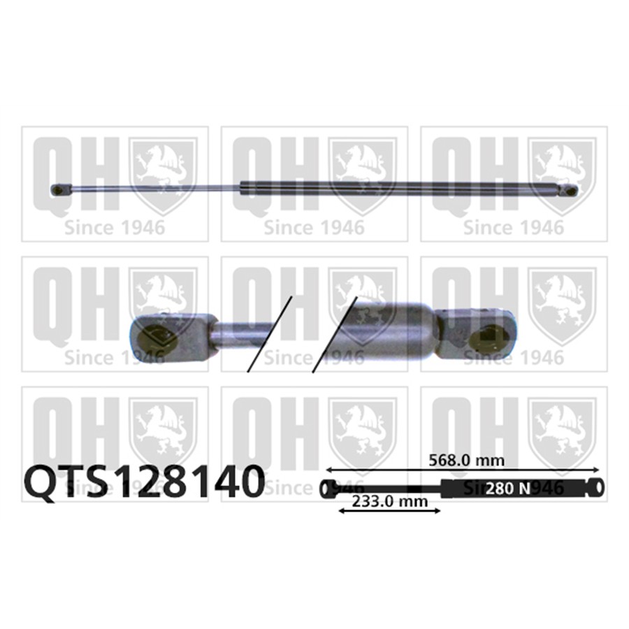 Vérin De Coffre Quinton Hazell Qts128140