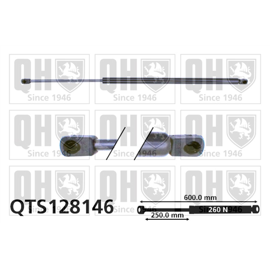 Vérin De Coffre Quinton Hazell Qts128146