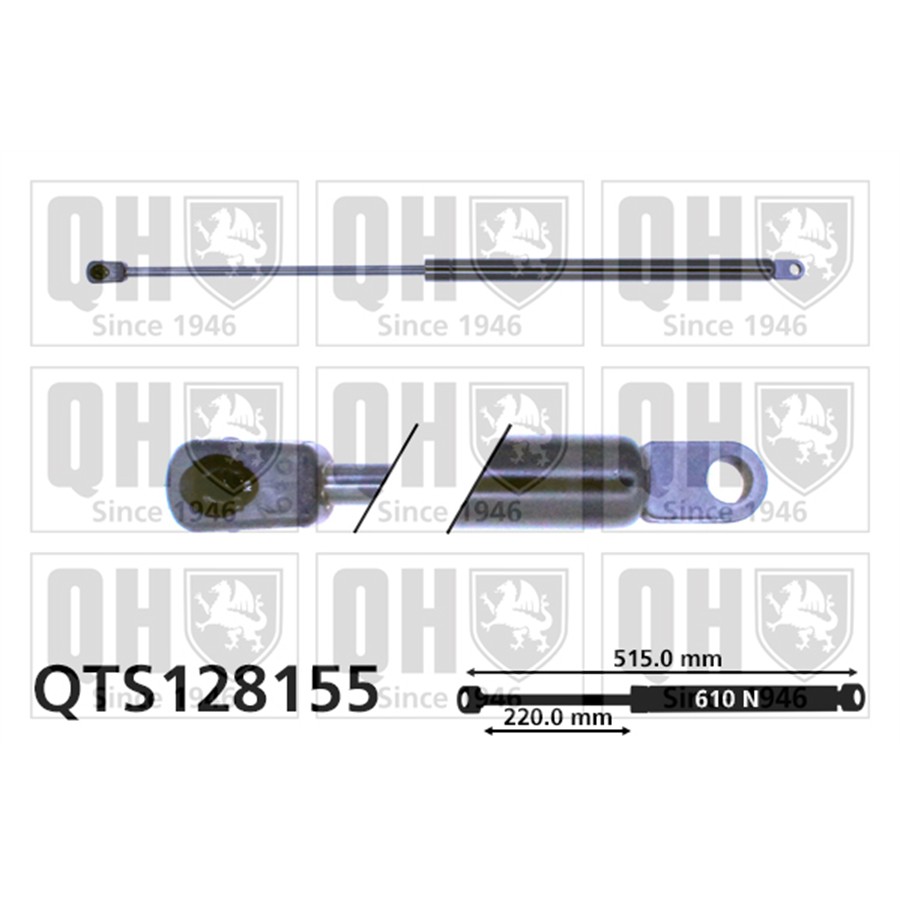 Vérin De Coffre Quinton Hazell Qts128155