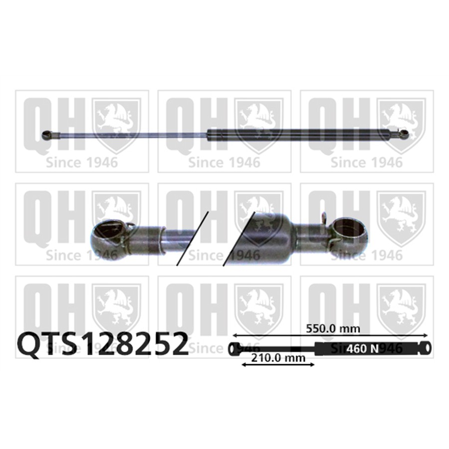 Vérin De Coffre Quinton Hazell Qts128252