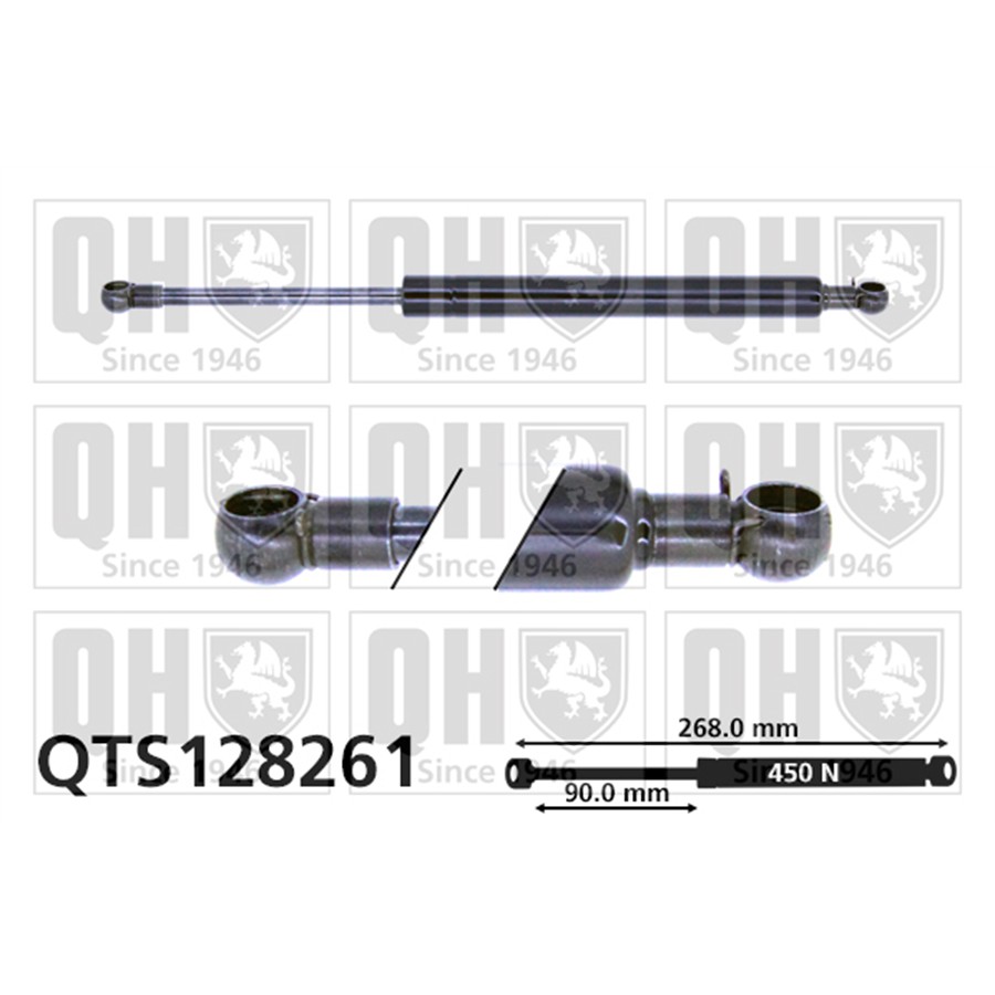 Vérin De Coffre Quinton Hazell Qts128261
