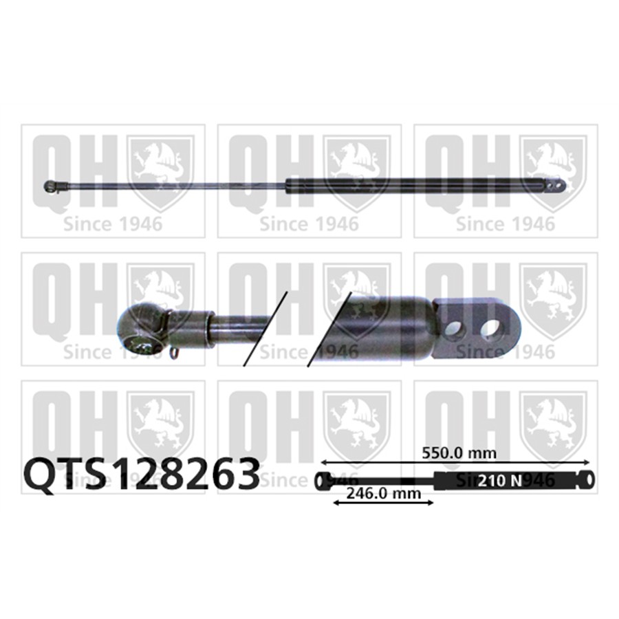 Vérin De Coffre Quinton Hazell Qts128263