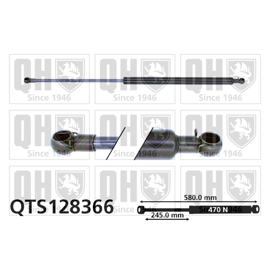 Vérin De Coffre Quinton Hazell Qts128366
