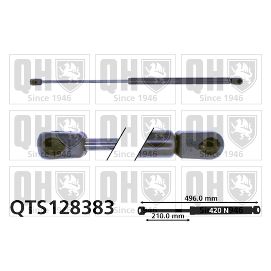 Vérin De Coffre Quinton Hazell Qts128383