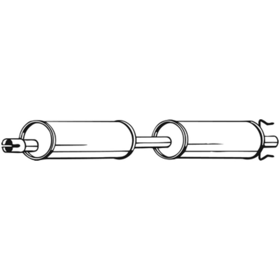 Silencieux Central Bosal 154-455