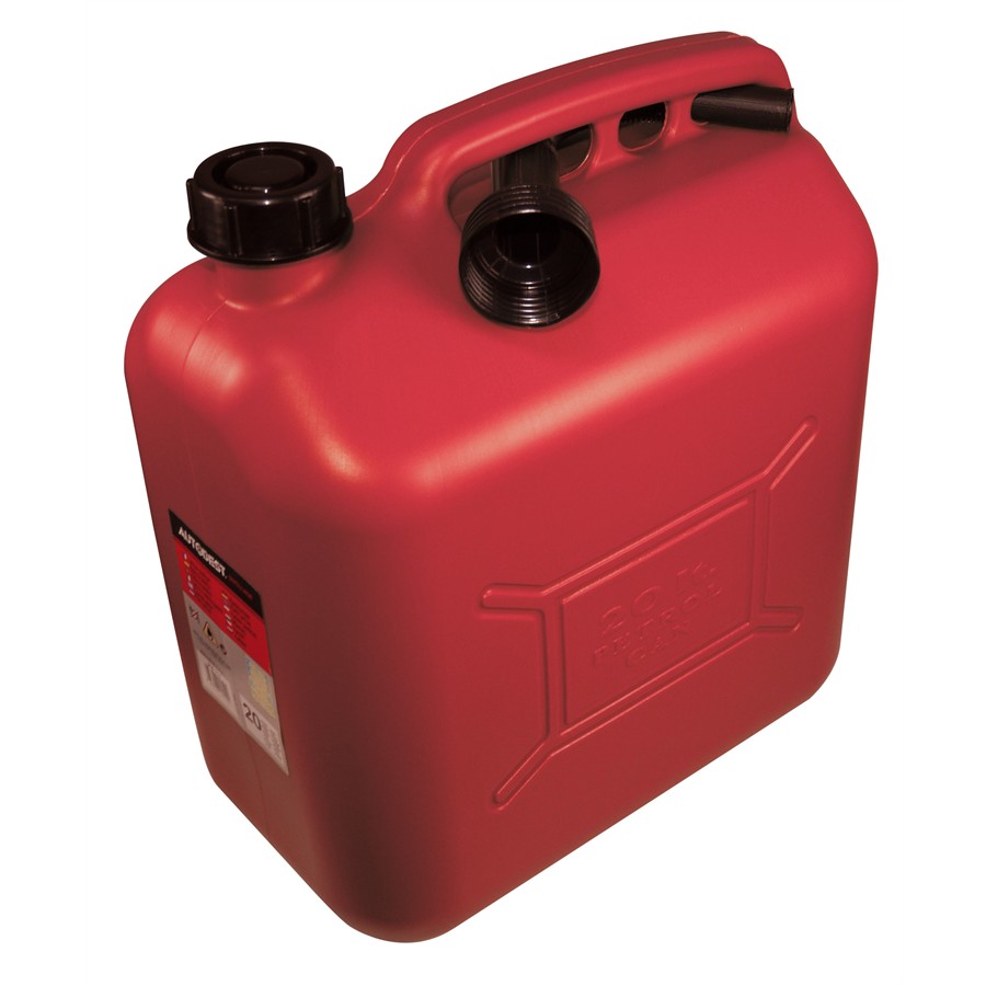 Jerrican Carburant En Plastique Rouge Autobest 20 L