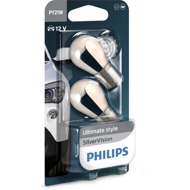 2 Ampoules Philips Silvervision Py21w 21 W 12 V