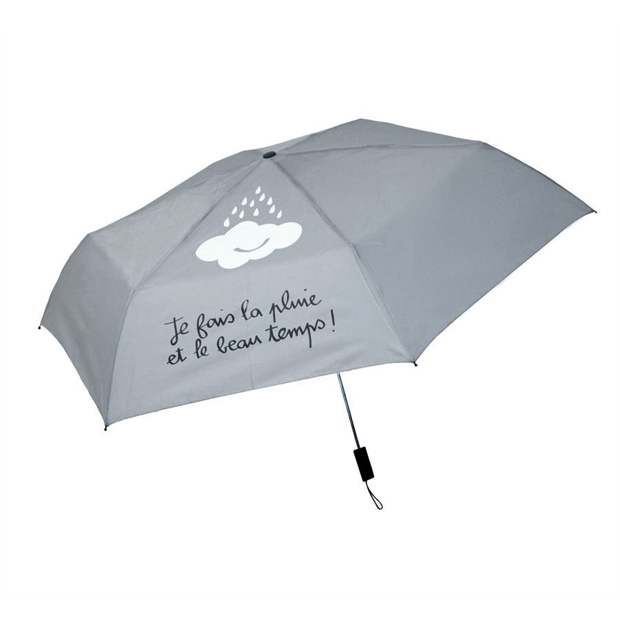 Parapluie Pliable Gris Zigoh