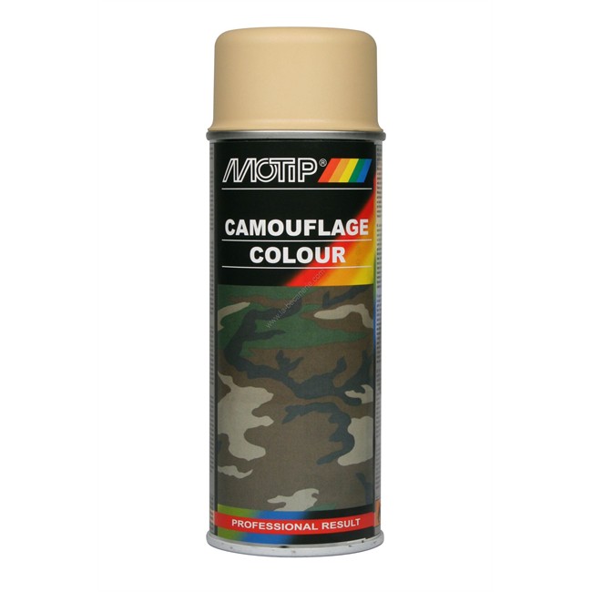 Bombe De Peinture Beige Camouflage Motip M04201 400 Ml