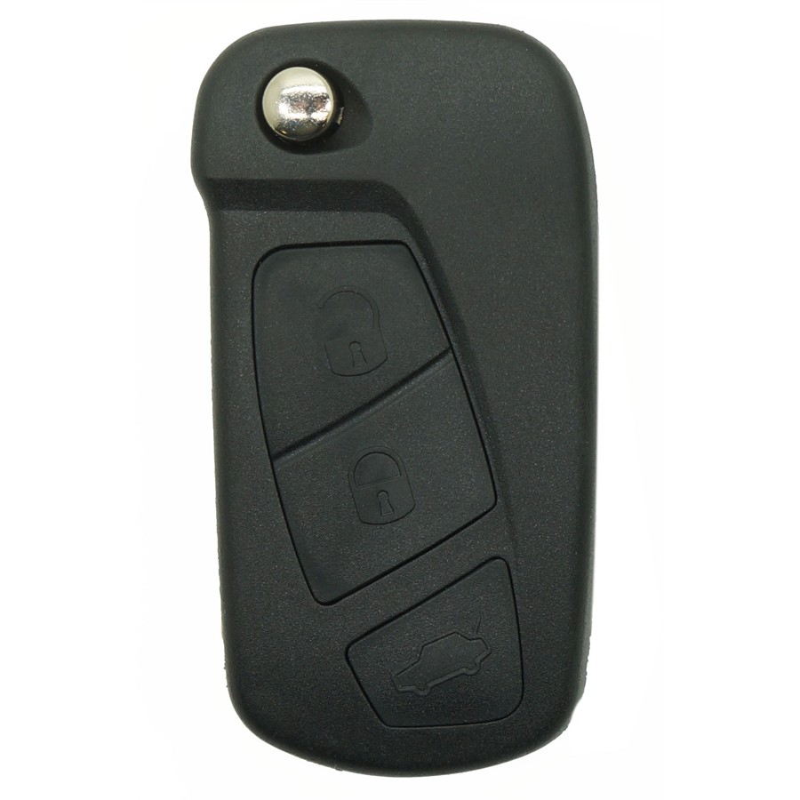 Coque Et Lame De Rechange Pour Clé Voiture Peugeot – Compatible 107, 207, 307, 308, 407, 408, Etc. – Boîtier 2 Boutons, ABS, Lame Vierge